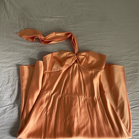 Jonathan Simkhai Dresses & Skirts - Jonathan Simkhai Rosette Pink Satin Dress